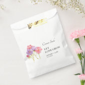 愛がコスモスの種を育て結婚る フェイバーバッグ (封をした状態)