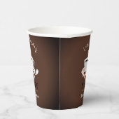 愛がコーヒーをブレンド ウェディングギフト 紙コップ (右)