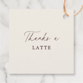 愛がコーヒー豆をブレンドする ブライダルシャワー フェイバータグ (裏面)