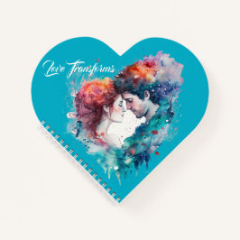 愛がハート型を変換 ノートブック