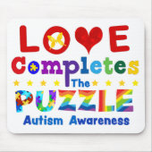 愛がパズル マウスパッド (正面)