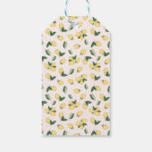 愛がピンクのレモンのブライダルシャワー植物の恩恵を育てる ギフトタグ (裏面)