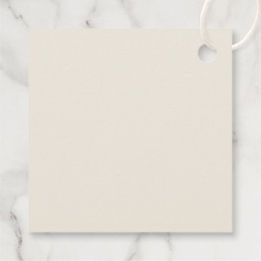 愛がピンクエレガントのさくらんぼの花結婚咲く フェイバータグ (裏面)