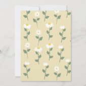 愛がフローラの赤エレガントちゃんシャワーを増やす 招待状 (裏面)