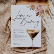 愛がブライダルエレガントシャワーの招待状を醸造