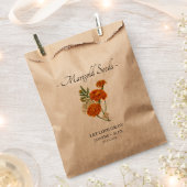 愛がマリゴールド種を育て結婚る フェイバーバッグ (クリップ留めされた状態)