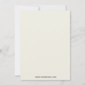 愛が世界を動かす ブライダルシャワーの招待状 招待状 (裏面)