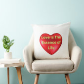 愛が人生の本質Tシャツ クッション (椅子)