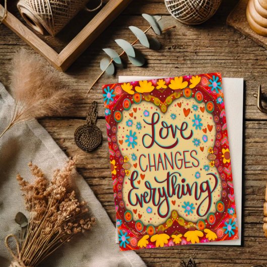 愛が全てを変える インスピリビティ バレンタイン カード