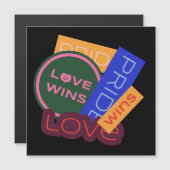 愛が勝つ。プライドプライド勝利LGBT+プライド葉書 (正面/裏面)