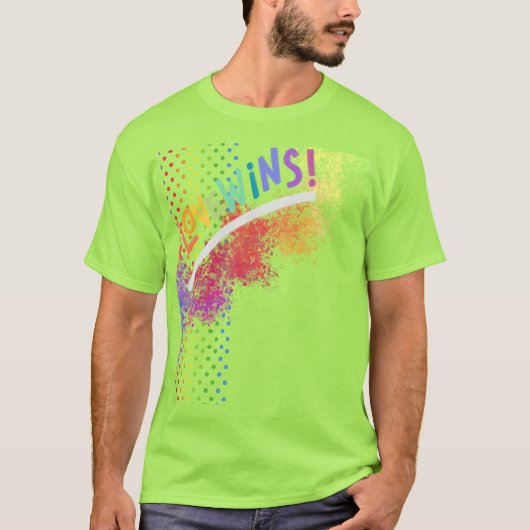 愛が勝つ！ Tシャツ (正面)