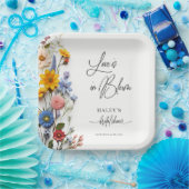 愛が咲き誇る春の花嫁シャワーの花束 ペーパープレート (パーティー)