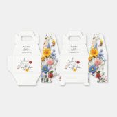 愛が咲き誇る春の花嫁シャワー フェイバーボックス (折り畳みなし)