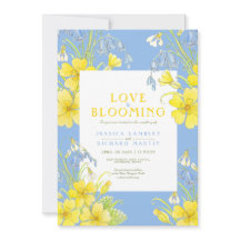 愛が咲く春の花 青いウェディング