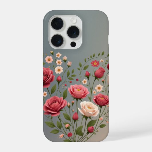 愛が咲く iPhoneケース (裏面)
