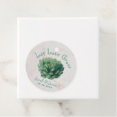 愛が多肉性の緑の結婚式の引き出物 フェイバータグ (インサイチュ)