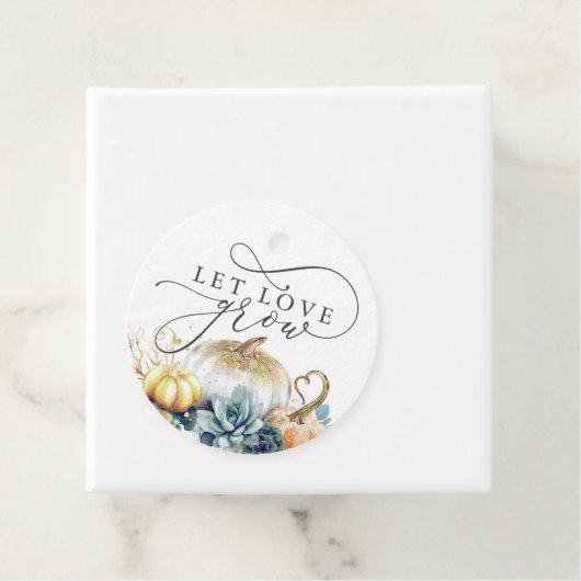 愛が多肉栽培とカボチャの秋 フェイバータグ (インサイチュ)