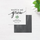 愛が多肉植物のラベルを成長させる赤ちゃんシャワー (デスク)