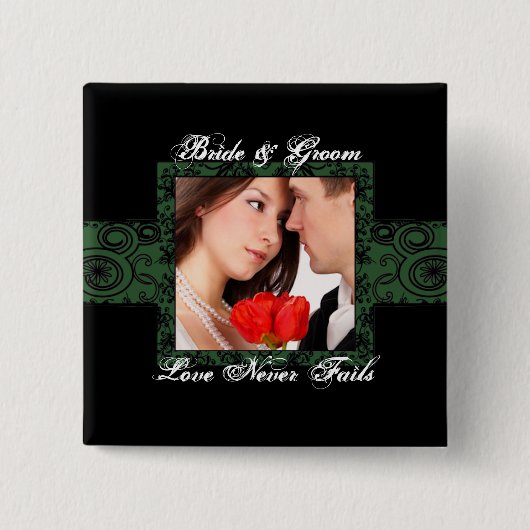 愛が失敗しない写真ボタン 缶バッジ (正面)