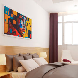 愛が女性を芸術として生み出モダンす ポスター