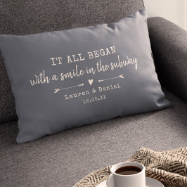 愛が始まった場所のオシャレなバレンタインデー ランバークッション