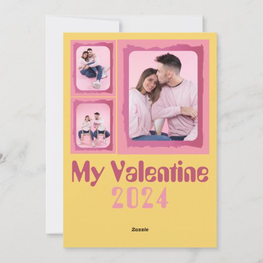 愛が実る！かわいいとうもろこしのバレンタインカード シーズンカード (裏面)