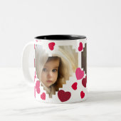 愛が尽のまわりにきる ツートーンマグカップ (正面左)