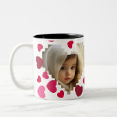 愛が尽のまわりにきる ツートーンマグカップ (左)