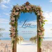 愛が必要だ!エレガント結婚の ウィンドウサイン