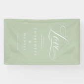 愛が必要だ！エレガント結婚の 横断幕 (横)