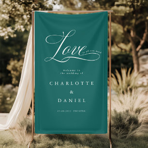 愛が必要だ！エレガント結婚の 横断幕