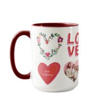 愛が成長するパーソナライズされた場所と文字