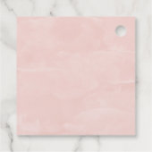 愛が手描き花の成長を結婚望む フェイバータグ (裏面)