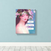 愛が本性だ | Fairy Like Angelic キャンバスプリント (インサイチュ (ウッドフロア))