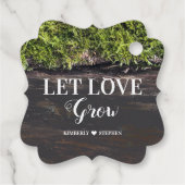 愛が森の素朴中に結婚なる フェイバータグ (裏面)