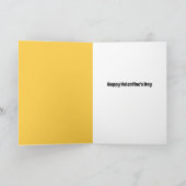 愛が止まらないよ バレンタインデーのカード カード (内部)