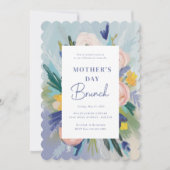 愛が母の日のブランチを成長する場所 招待状 (正面)