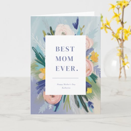 愛が母の日を育む場所 カード (黄色い花)