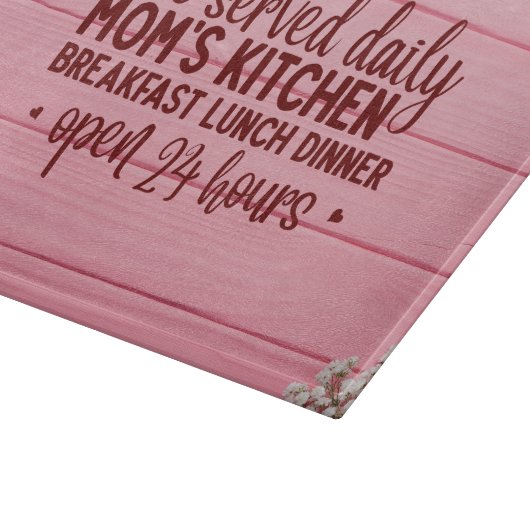 愛が毎日ママのキッチンを開く24時間 カッティングボード (角)