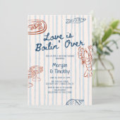 愛が沸騰するウェディングシャワー 招待状 (スタンド正面)