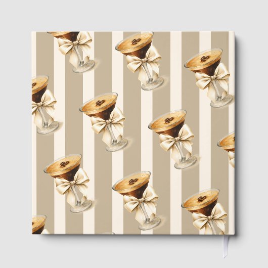 愛が淹れられているエスプレッソ マーティニ ブライダルシャワー ゲストブック (裏面)