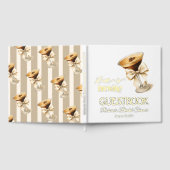 愛が淹れられているエスプレッソ マーティニ ブライダルシャワー ゲストブック (全面)