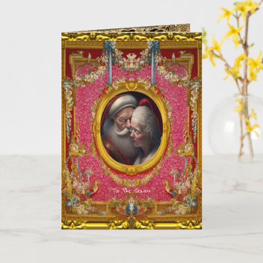 愛が満ちている クリスマスシーズンだ！ カード (黄色い花)