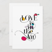 愛が満ちている 招待状 (正面/裏面)