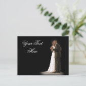 愛が満ちている、最初のカップルが踊る ポストカード (スタンド正面)