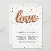 愛が満ちる | リハーサルディナー招待状 招待状 (正面)