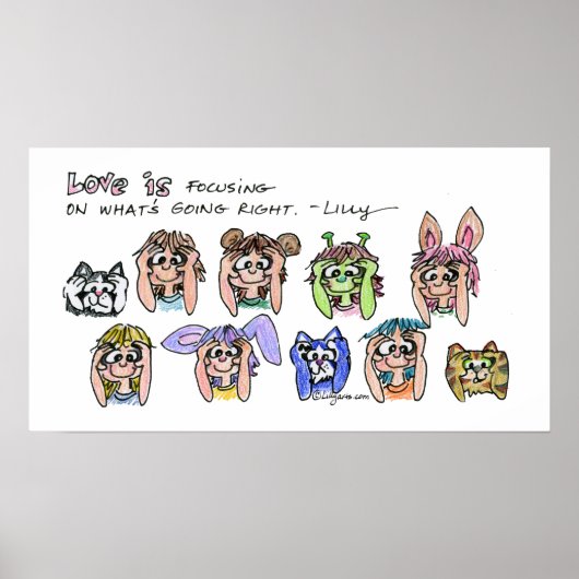 愛が焦点を当てている…アトラクションポスターの法則 ポスター (正面)