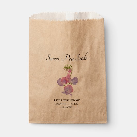 愛が甘いエンドウの種を育て結婚る フェイバーバッグ (正面)