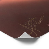 愛が私にとって何を意味するアートプリント ポスター (角)