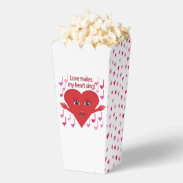 "愛が私の心を歌わせる!" 歌うハート フェイバーボックス